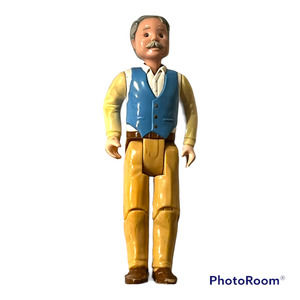 1994 Vintage FISHER PRICE LOVING FAMILY Dollhouse Grandfather Grandpa Doll